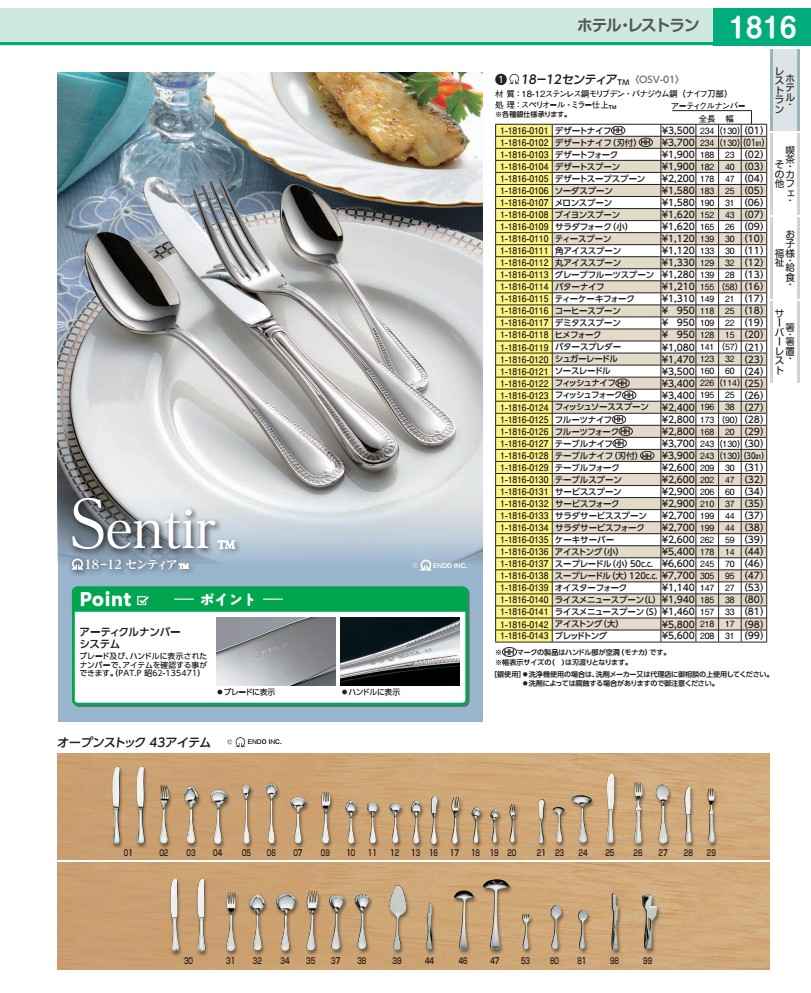 SA18−12センティア テーブルフォーク OSV01031