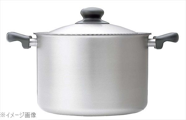 柳宗理 IH両手鍋 深型(つや消)22cm