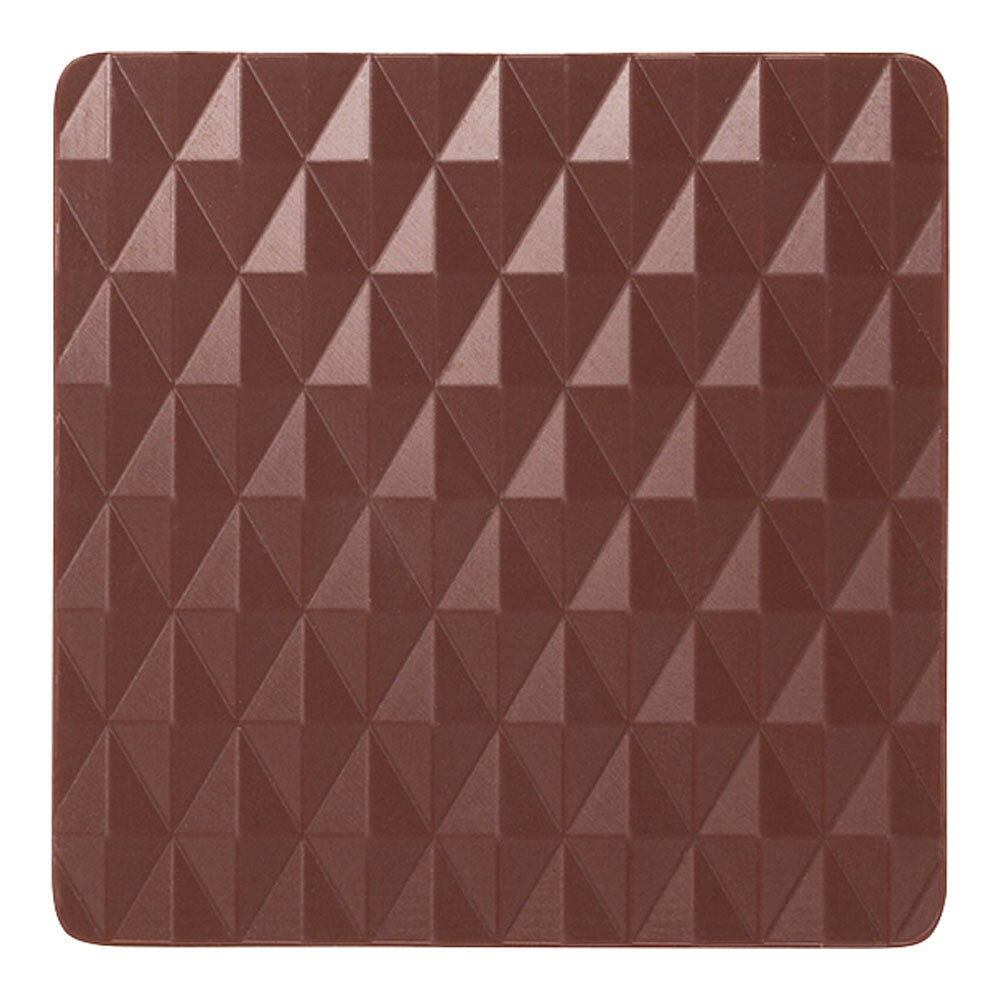 SHIMBI シンビ シンビダイヤカットコースター(10枚入) 角型 ブラウン