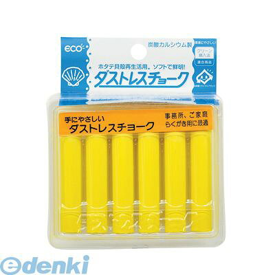 PTY4403 ダストレスチョーク 6本入 黄 DCC−6−Y 4904085111636