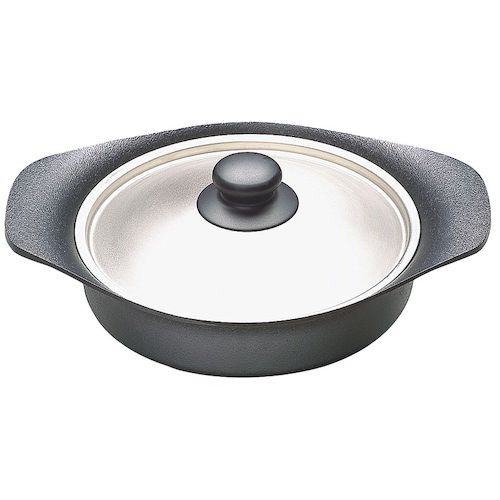12150601 1296柳宗理 鉄鍋 浅型 ST蓋付 22cm