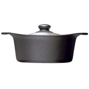 12150601 1311柳宗理 鉄鍋 深型 ST蓋付 22cm