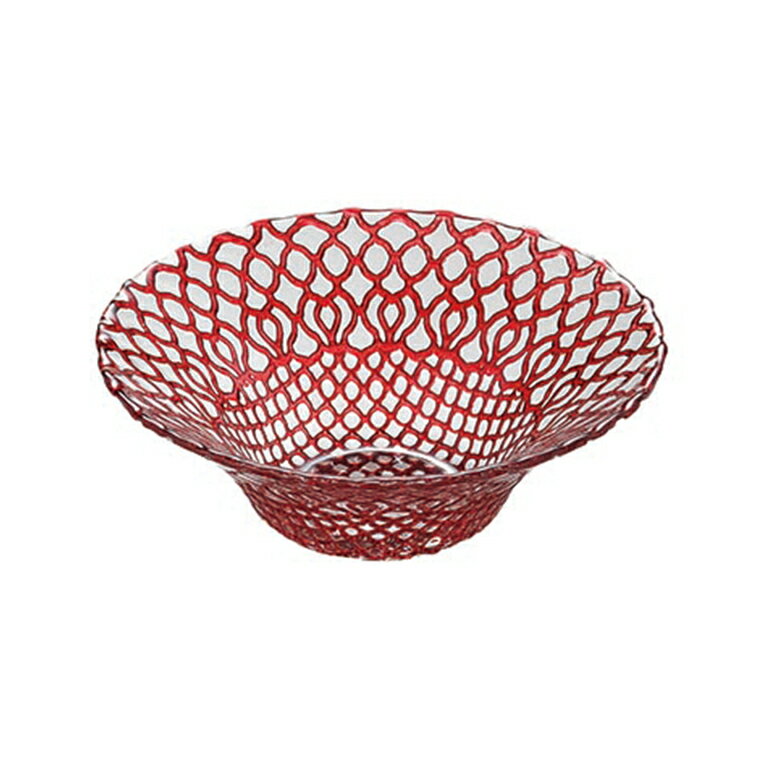 HANA ガラスボール 16cm レッド