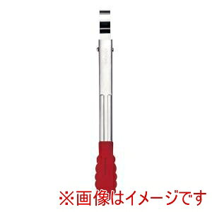 クイジプロ18-0（ステンレス）シリコン万能トングミニ レッド ７４−７０８５０５