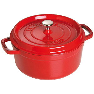 ストウブ ココットラウンド 24cm チェリー 40509-835