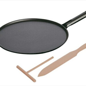 ストウブ Pancake Pan Wooden Handle Round パンケーキパン ウッデンハンドルラウンド 30cm Black ブラック 1213023