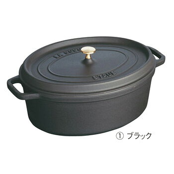 ストウブ ピコ・ココット オーバル 11cm ブラック 黒 40500-111 ストウブ