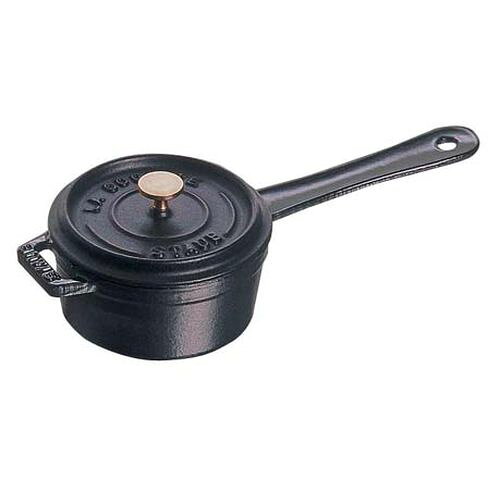 ストウブ スモール ソースパン 10cm ブラック 黒 40509-537 ストウブ