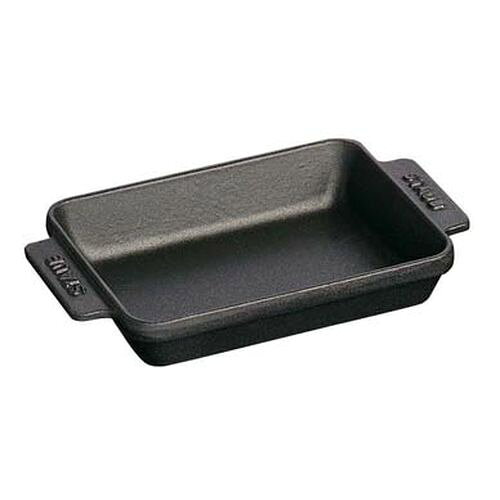 ストウブ ミニ長方ディッシュ 15×11cm ブラック 40509-548