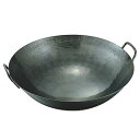 山田工業所 鉄打出中華鍋 1.2mm(取手溶接)30cm 001146