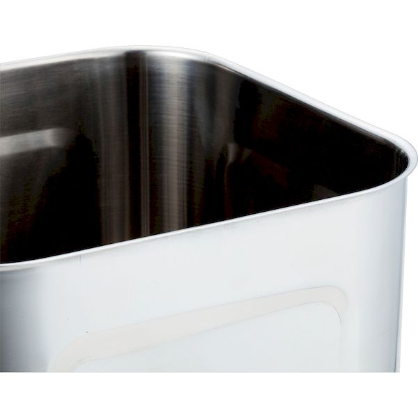 UK 18-8 HACCP 深型角キッチンポット(目盛付) 15cm - 画像 (2)