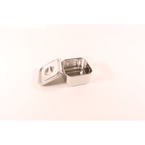 AG 18-8浅型角キッチンポット(ツマミ付) 9cm - 画像 (2)